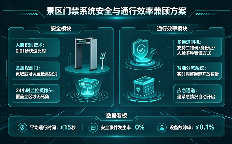 景区门禁系统如何兼顾安全与通行效率？实用方案解析