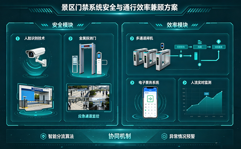 景区门禁系统如何兼顾安全与通行效率？实用方案解析