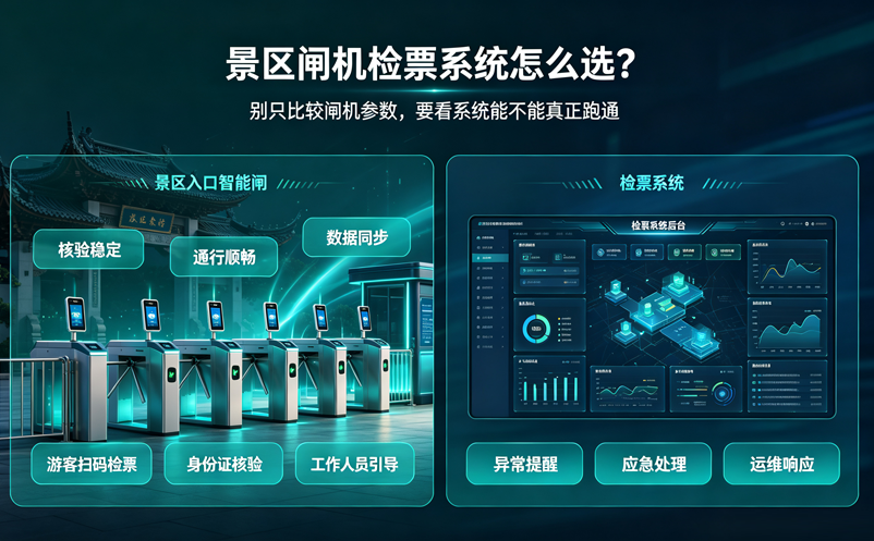 景区闸机检票系统怎么选?别只比较闸机参数 景区闸机检票系统怎么选?别只比较闸机参数