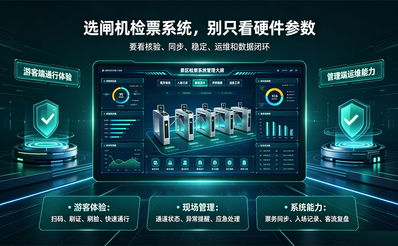 景区闸机检票系统怎么选?别只比较闸机参数 景区闸机检票系统怎么选?别只比较闸机参数