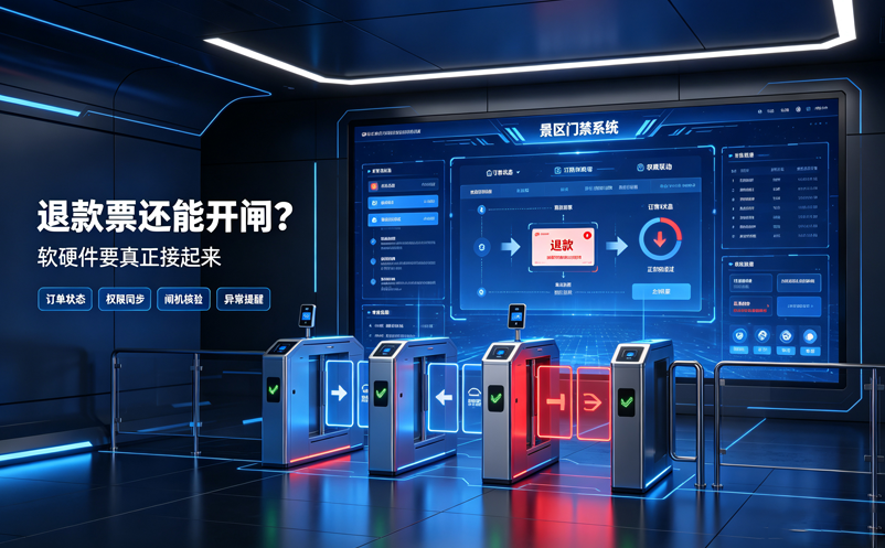 退款票为什么还能开闸？景区门禁系统解决方案要把软硬件真正接起来