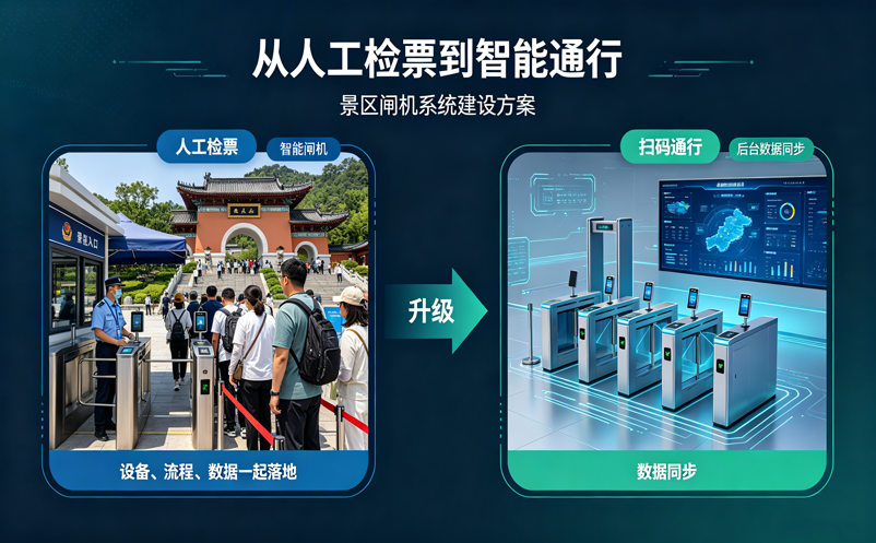 景区闸机系统建设方案：从人工检票到智能通行的现场实践