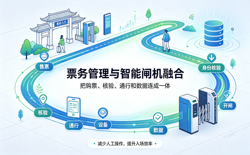 景区门禁道闸系统如何建设？票务管理与智能闸机融合方案