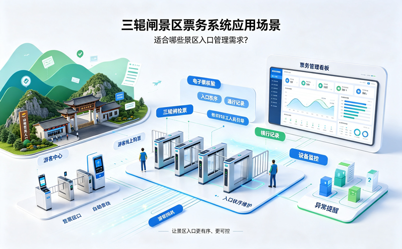 三辊闸景区票务系统应用场景：适合哪些景区入口管理需求