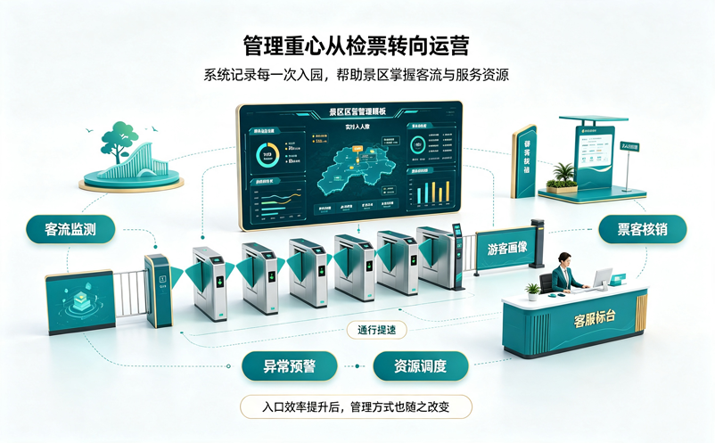 从排队检票到快速入场,景区人脸闸机系统带来的管理变化 从排队检票到快速入场,景区人脸闸机系统带来的管理变化