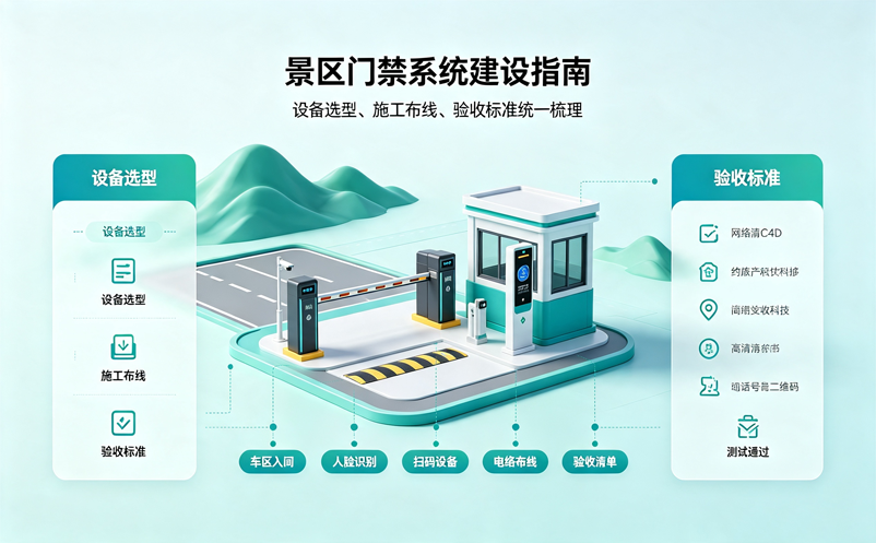 景区门禁系统建设指南：设备选型、施工布线与验收标准