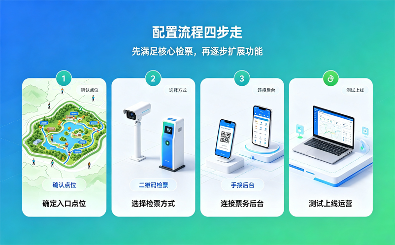 小型景区检票系统怎么配置？预算有限的实用方案