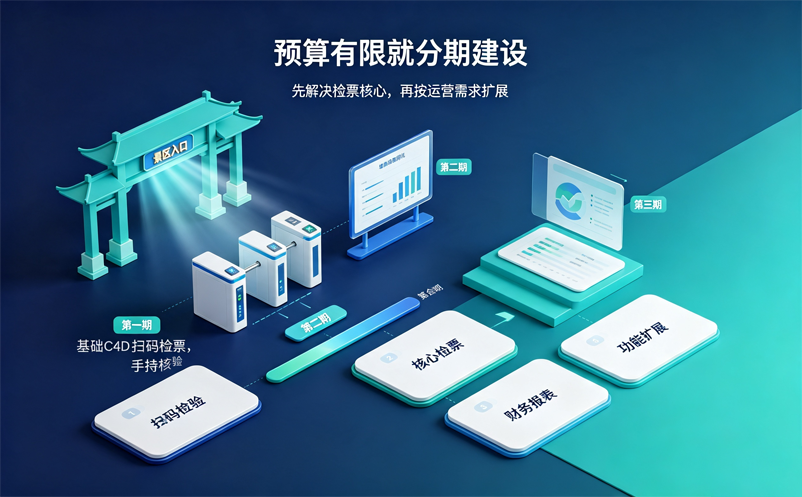 小型景区检票系统怎么配置？预算有限的实用方案