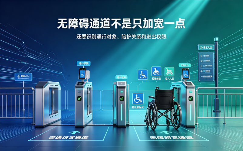 景区人脸闸机系统如何设置无障碍通道?轮椅、婴儿车通行方案 景区人脸闸机系统如何设置无障碍通道?轮椅、婴儿车通行方案