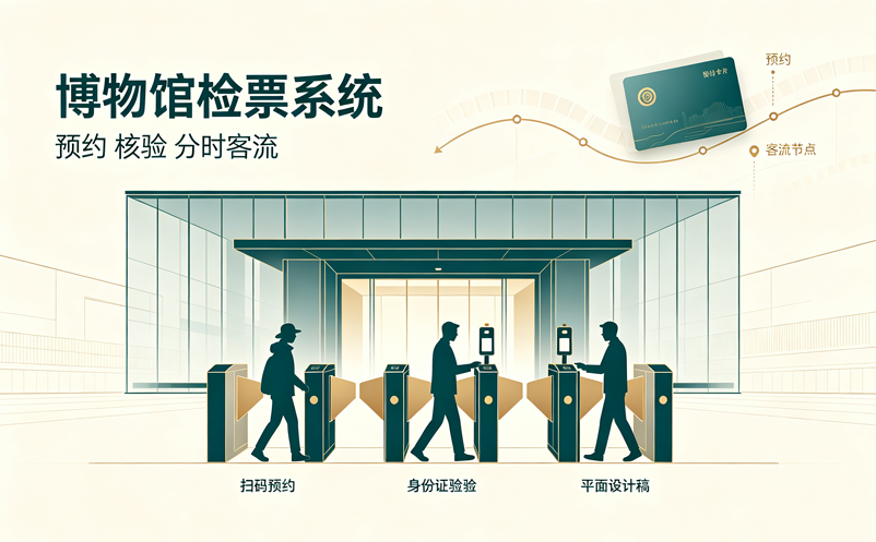 博物馆景区检票系统方案：预约入馆、身份证核验与分时客流