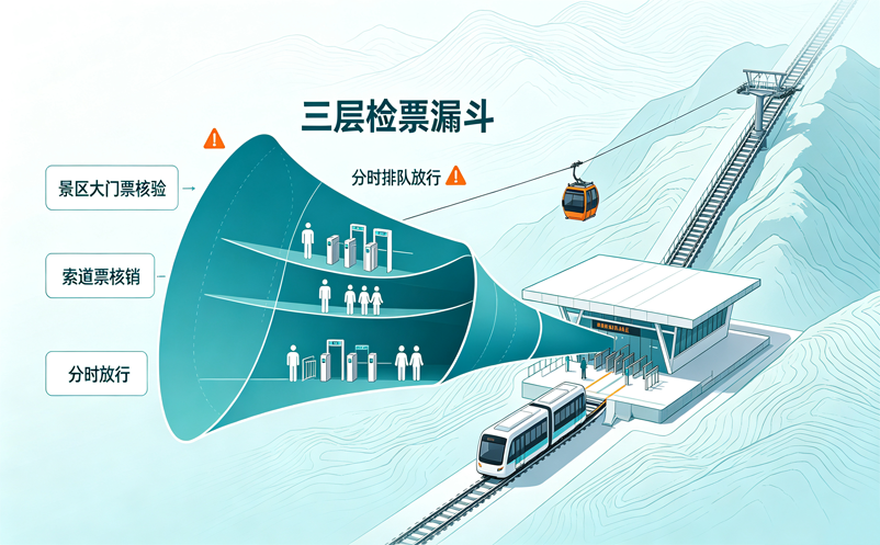 索道景区检票系统如何规划？大门票、索道票与分时排队