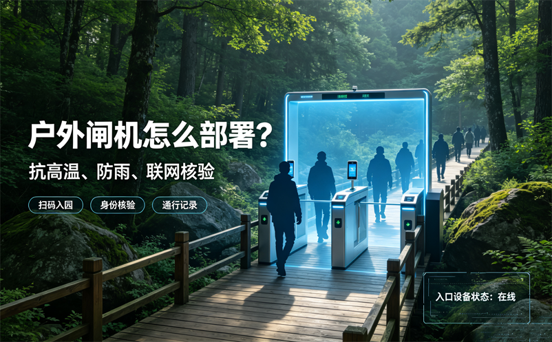 森林公园景区检票系统方案:多入口、户外闸机与分时预约 森林公园景区检票系统方案:多入口、户外闸机与分时预约