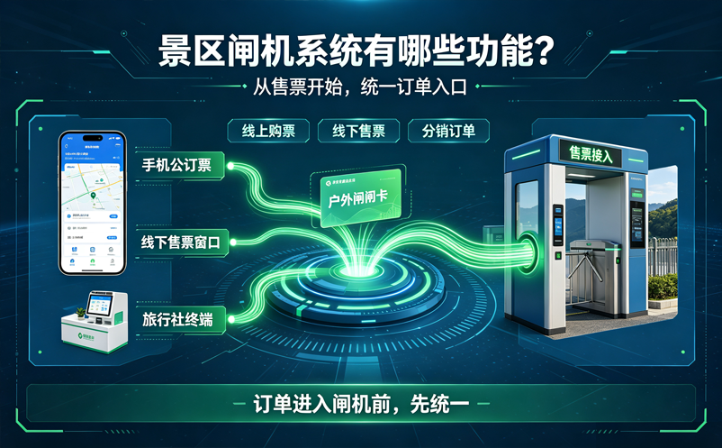 景区闸机系统有哪些功能?从售票、验票到数据管理一文看懂 景区闸机系统有哪些功能?从售票、验票到数据管理一文看懂