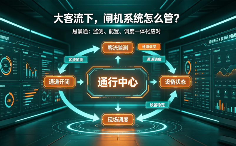 景区闸机系统如何应对大客流？通道数量与设备配置怎么规划  