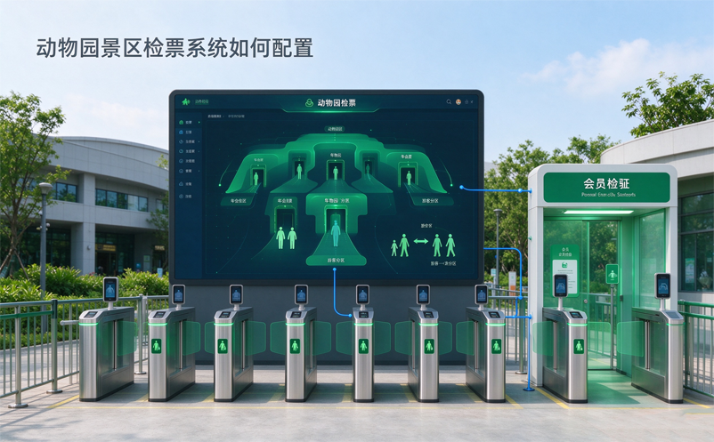 动物园景区检票系统如何配置?多入口、年卡与游客分流方案 动物园景区检票系统如何配置?多入口、年卡与游客分流方案