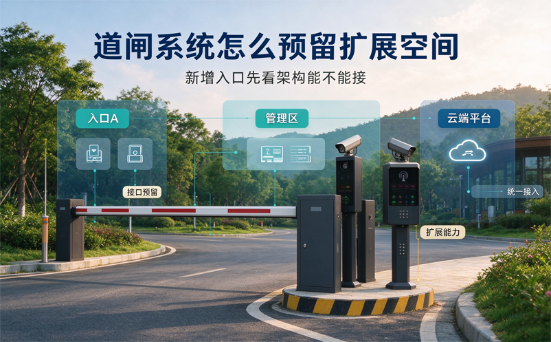 景区门禁道闸系统如何预留扩展空间？新入口和管理区域增加后怎么办