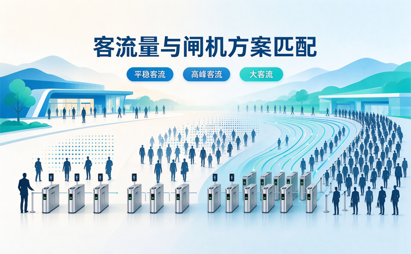 景区闸机检票系统如何配置?不同客流量对应什么方案 景区闸机检票系统如何配置?不同客流量对应什么方案