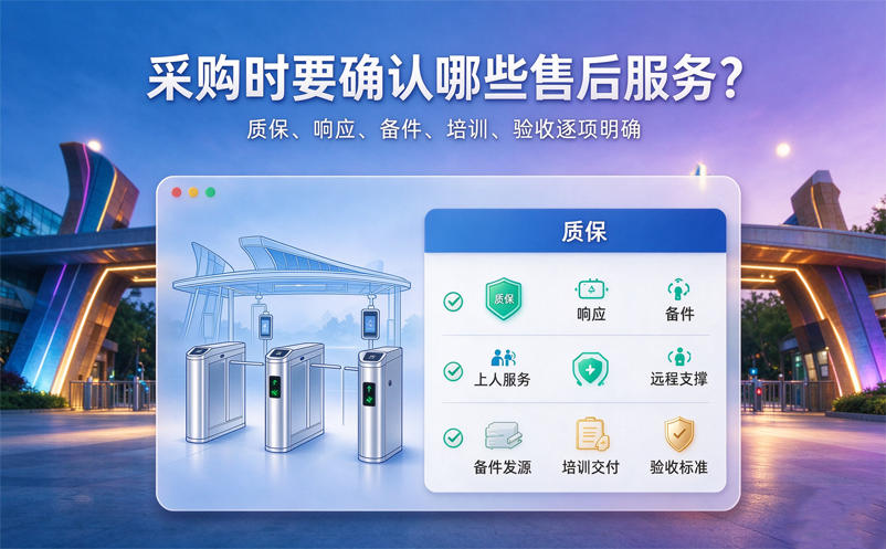 景区闸机系统后期怎么维护？采购时要确认哪些售后服务内容