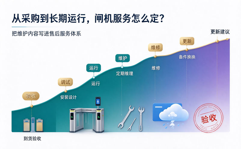 景区闸机系统后期怎么维护？采购时要确认哪些售后服务内容
